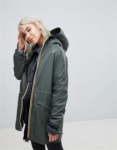 k way celine longline waterproof jacket|k way raincoat.